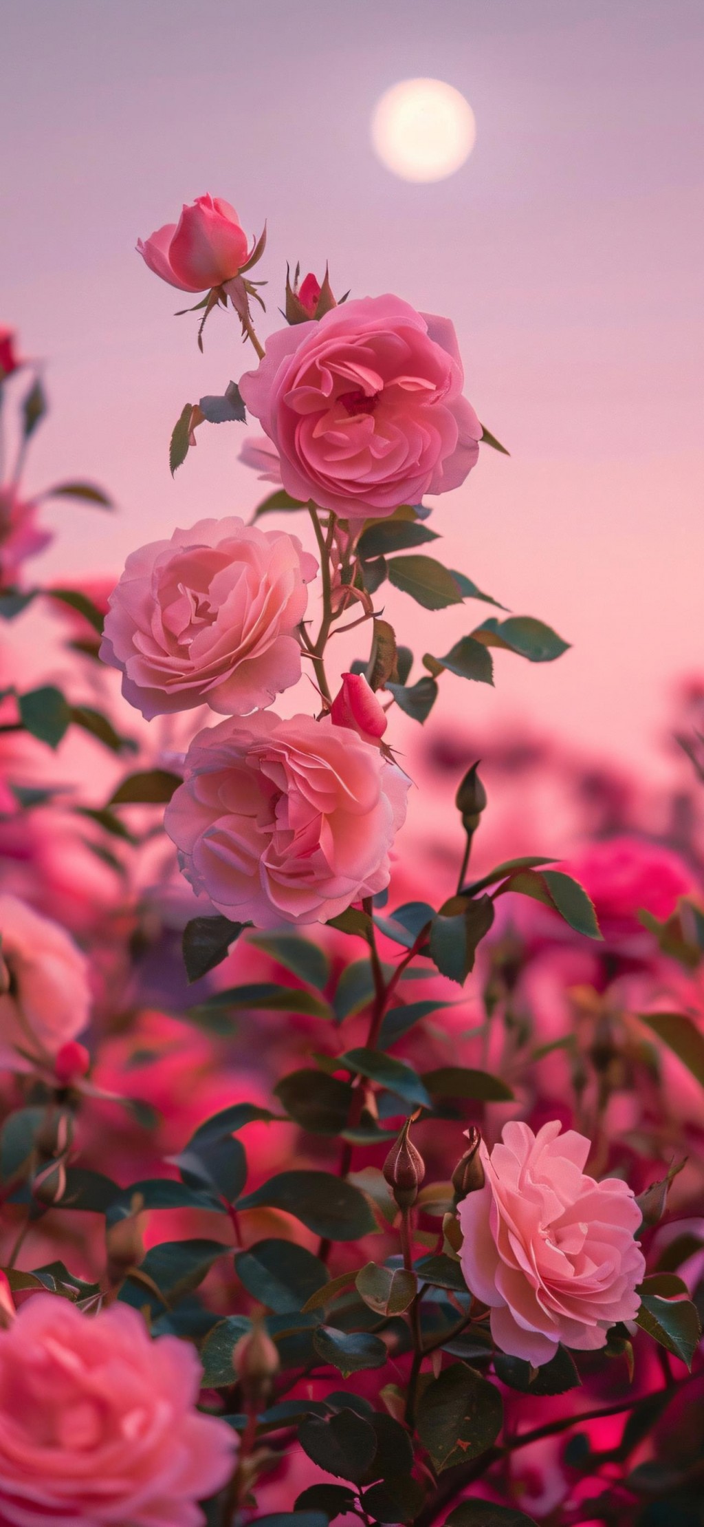 粉色玫瑰花唯美浪漫手机壁纸