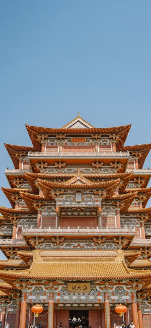 徐州宝莲寺古建筑风景手机壁纸