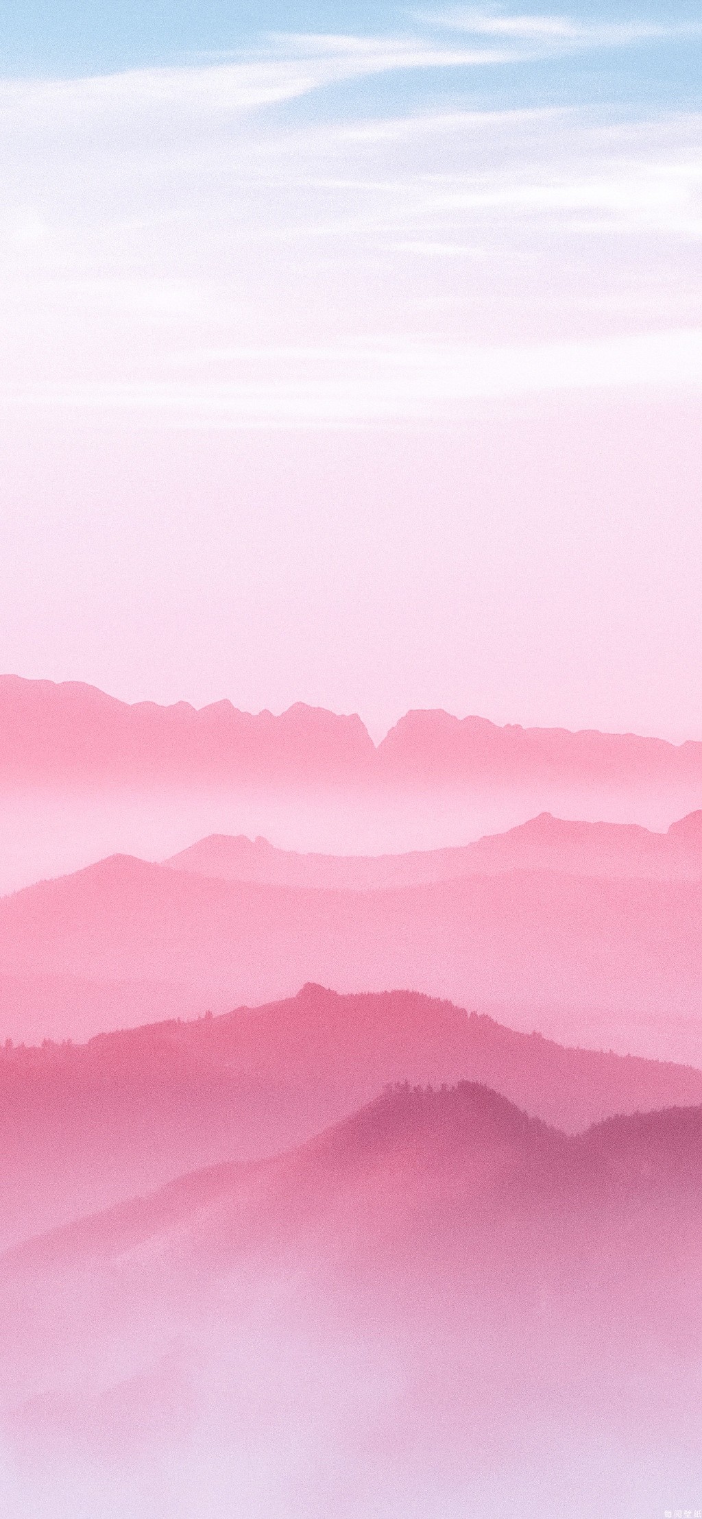 粉色美丽风景手机壁纸