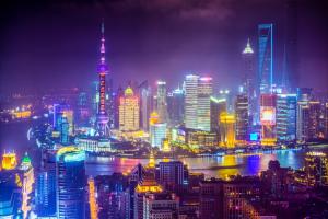 上海城市夜间高清图片