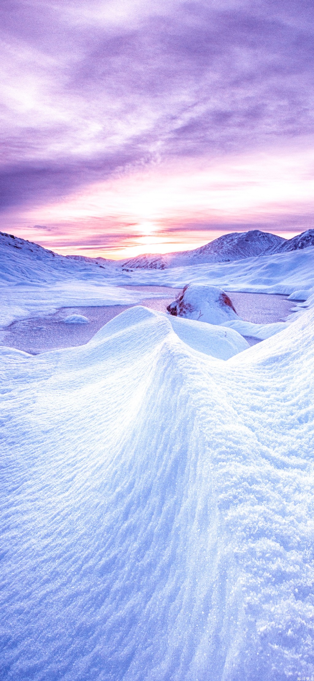 “冰雪天”风景高清手机壁纸